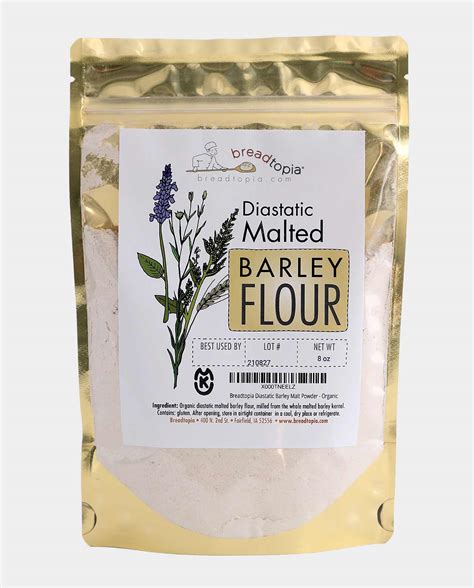 is barley malt flour gluten free